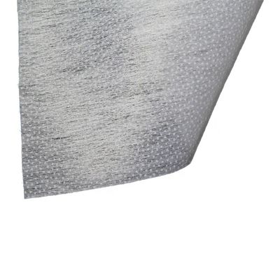 Interlining in poliestere per accessori di abbigliamento in nero bianco e grigio Larghezza 15-150cm