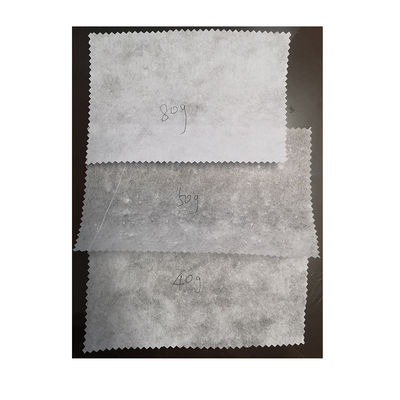 Gaoxin 25G Hard Chemical Bond Nonwoven Embroidery Backing Interlining per colore bianco