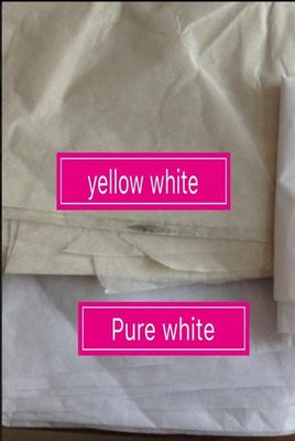 Gaoxin 25G Hard Chemical Bond Nonwoven Embroidery Backing Interlining per colore bianco