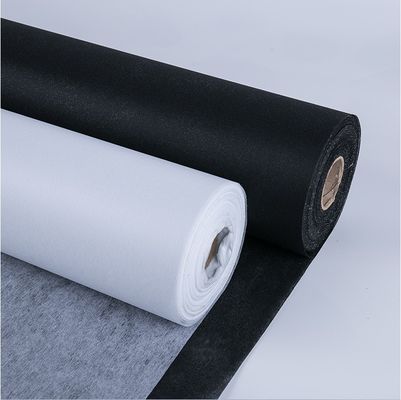 Interlining a doppio punto di legame termico non tessuto bianco/nero/grigio
