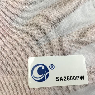 150 cm di larghezza Tricot circolare tessuto interlining fusibile per GAOXIN SA2500 in bianco puro