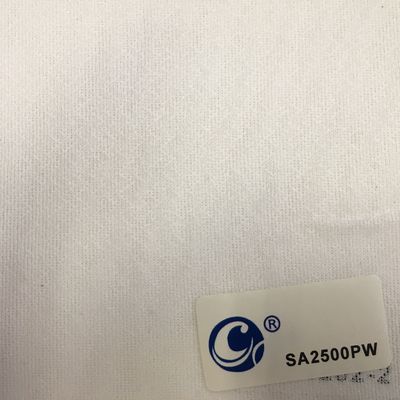 150 cm di larghezza Tricot circolare tessuto interlining fusibile per GAOXIN SA2500 in bianco puro