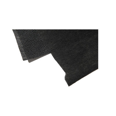 Scatter dot di legame chimico poliestere non tessuto interlining fusibile con disegno ricamato