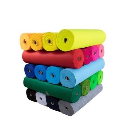 Larghezza 15-150 cm Rollo di tessuto non tessuto su ordinazione in qualsiasi colore per le esigenze del cliente