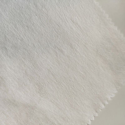 Tessuto satinato non tessuto, solubile in acqua calda, con rivestimento interfaccia per 100-152 cm di larghezza