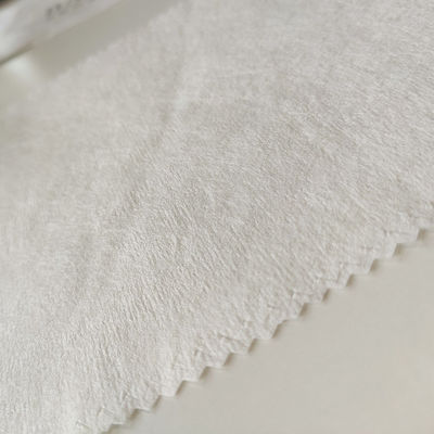Tessuto satinato non tessuto, solubile in acqua calda, con rivestimento interfaccia per 100-152 cm di larghezza