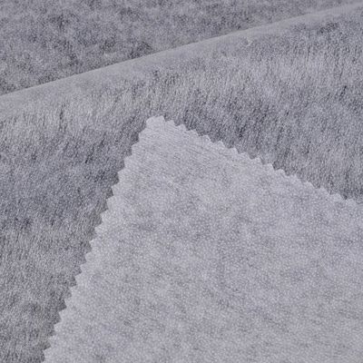 Gaoxin PA/PES Nonwoven Fusing Interlining for Garments Double Dot Black Larghezza 90-200cm