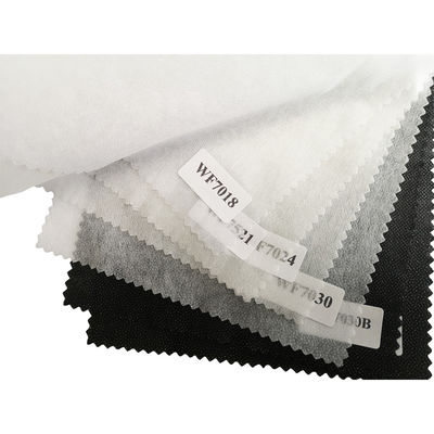 Interlining a doppio punto di legame termico non tessuto bianco/nero/grigio
