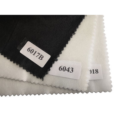 Interlining a doppio punto di legame termico non tessuto bianco/nero/grigio
