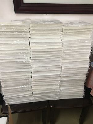Tessuti di ricamo di poliestere/cotone per la fabbricazione di abbigliamento da 20 gm a 120 gm