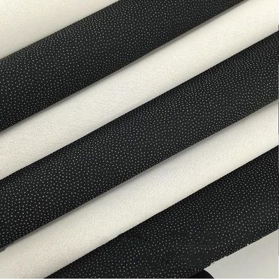 Interlining di satin non tessuto per avvolgimento a maglia all'interno bianco nero grigio