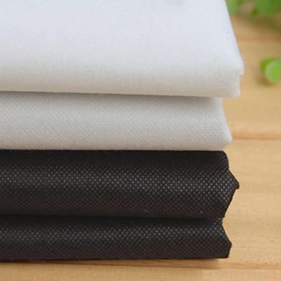 Interlining di satin non tessuto per avvolgimento a maglia all'interno bianco nero grigio