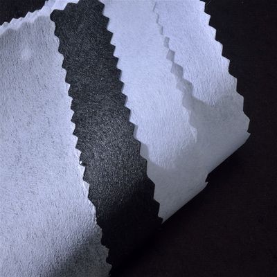 Interlining di satin non tessuto per avvolgimento a maglia all'interno bianco nero grigio